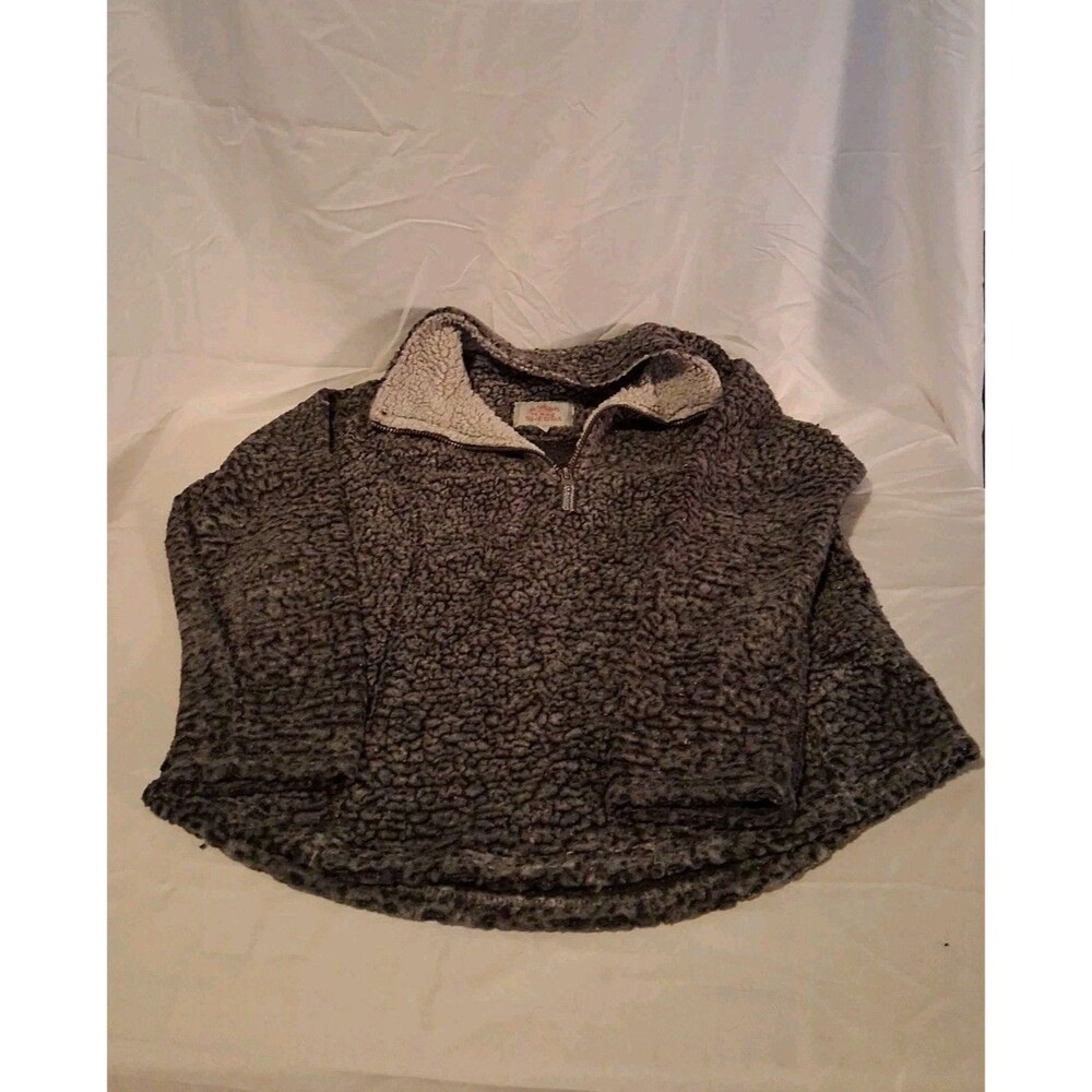 Cozy Sherpa women’s quarter zip sherpa pullover size Small